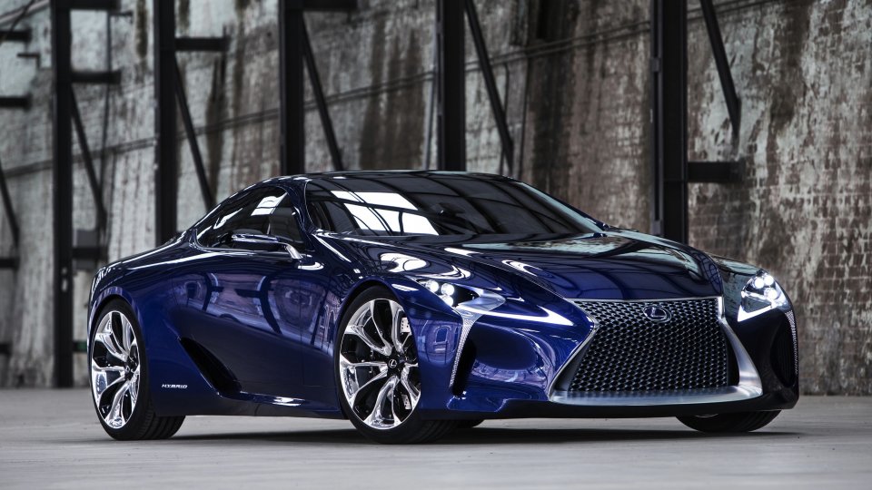 Lexus IF-LC blue concept