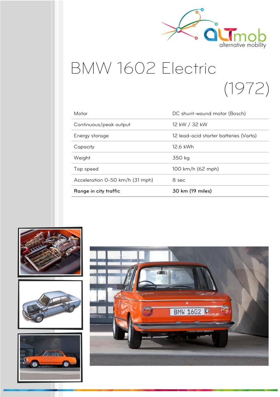 BMW 1602 Electric